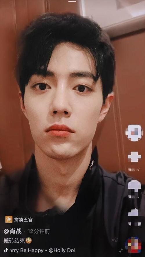 肖战再发沙雕视频，仗着颜值任性胡来，粉丝：还以为是高仿